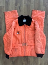 Vtg Stihl Chainsaw Logging Hunting Snow Ice Fishing Snowmobile Ski Suit Mens M
