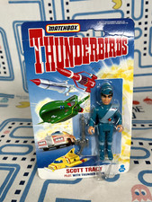 Matchbox Thunderbirds Scott Tracy Action Figure Sealed On Card Vintage 1992