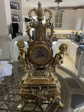 Gold Coloured Mantelpiece