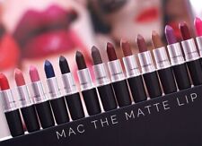 MAC Lipstick 10 beautiful shades for all skintones -Full Size 3g- Long wearing