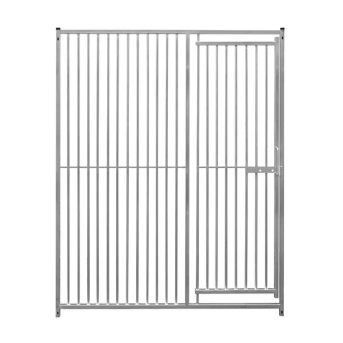 Dog run panels with door - with,