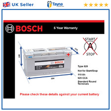 Car Battery S5015 Bosch 020