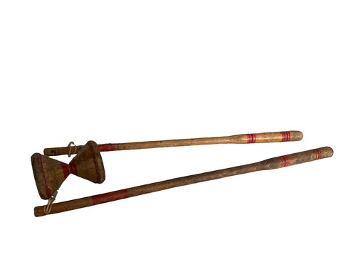 Antique wooden diabolo set - antique,
