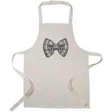 'Scottish Tartan Bow Tie' Kid’s Cooking Apron (AP00067031)