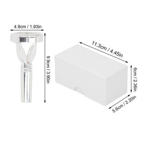 Trombone mouthpiece silver - ­trombone,