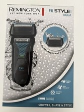 Remington F6000 Men's Cordless Foil Shaver, 100% Waterproof, Aqua Style
