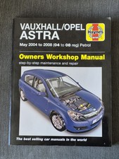 Vauxhall Opel Astra 2004-2008 Petrol Manual Paperback by Haynes
