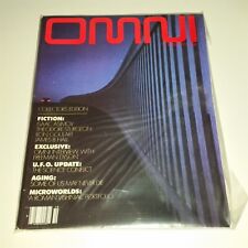 OMNI #1 OCTOBER 1978 ISAAC ASIMOV RON GOULART BRITISH SCI-FI MAGAZINE