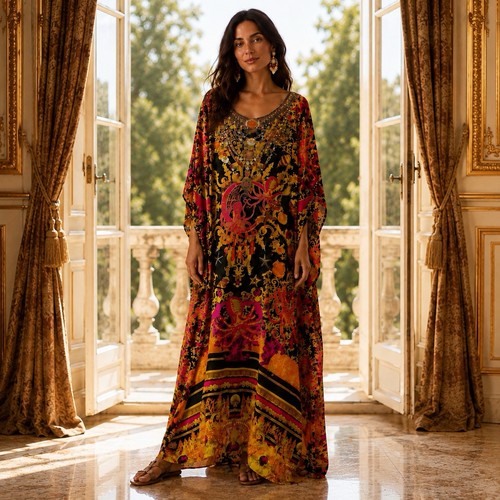 Camilla octopia maxi kaftan - octopia,