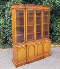 ANTIQUE MAHOGANY BREAKFRONT
