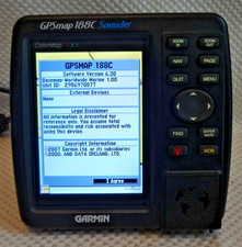 GARMIN GPSMAP 188C SOUNDER  MARINE CHART PLOTTER FISHFINDER GPS DISPLAY UNIT