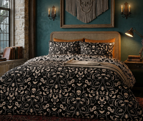 Dark damask gothic - dark, halloween