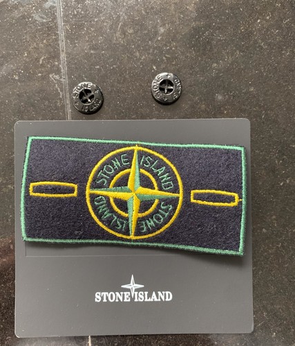 Stone island badge with - island,