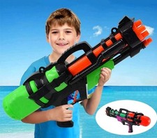 22" Large Water Gun Pump Action Super Soaker Sprayer Outdoor Beach Garden Toy