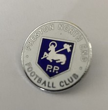 OLD PRESTON NORTH END Football Club FC Enamel Badge RARE SUPPORTERS PNE PIN 2