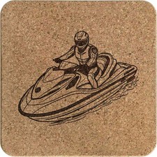 Man jetski square cork - jetski',