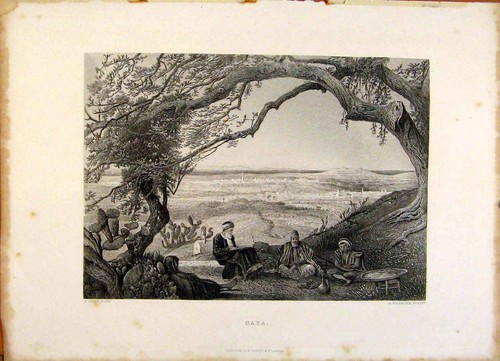 Original old antique print - old, the