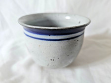 Danish Jacob Bang studio pottery footed bowl, circa mid century modern