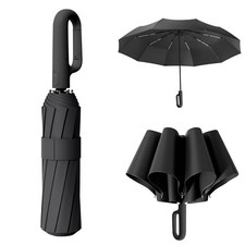 Umbrella Windproof Strong 105cm Reinforced Automatic folding Umbrella