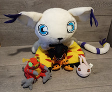 Digimon Greymon Gatomon Tentomon Koromon Plush 1999  2001 Soft Toy Bundle Joblot