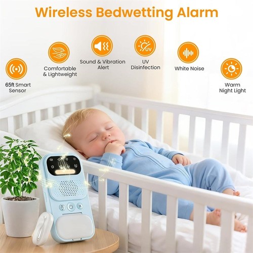 Wireless bed wetting alarm - bed,