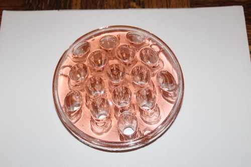 Vintage pink depression glass - depression,
