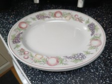 BOOTS ORCHARD OVAL SERVING PLATTER X 2