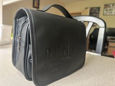 DKNY Men travel cosmetic bag Black Logo