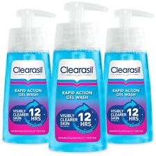 Clearasil - Ultra Rapid Action Gel Wash 150ml x 3 - Daily Deep Pore Cleansing