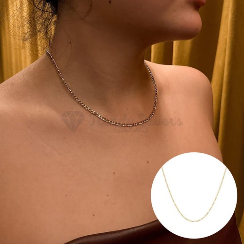 Ladies inch figaro link - inch,