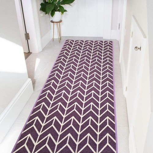 Very long hallway - hallway, rug