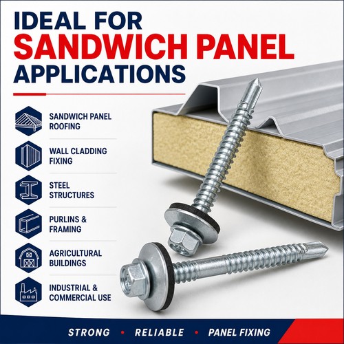 Self drilling screws sandwich - drilling,