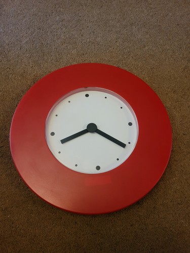 Vintage ikea red - tajma, clock