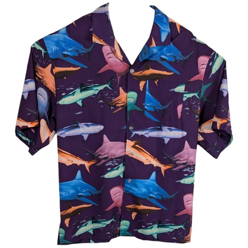 Colorful tropical shark aptro - colorful,