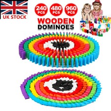 960Pcs Wooden Coloured