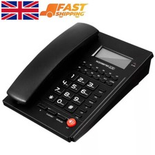 Corded Telephone for Desk Wired Landline Desktop House Phone with Large Button