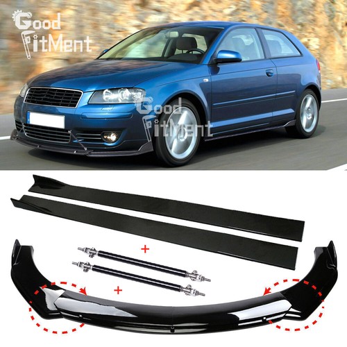 Gloss black front bumper - gloss, lip