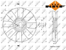 Radiator fan (diameter 595mm