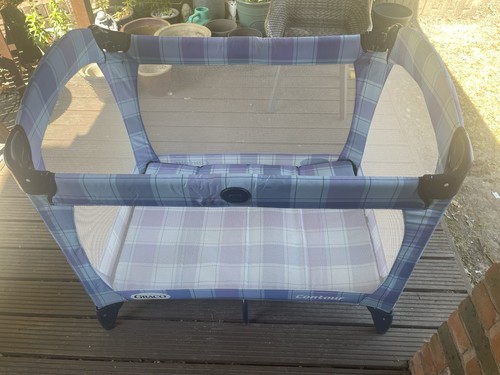 Blue plaid graco contour - blue,