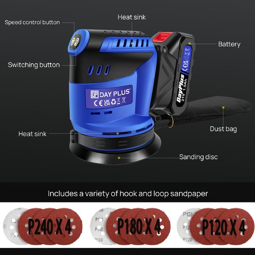 Speed adjustable electric - 3-speed,