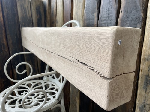 Solid oak fireplace beam - solid,