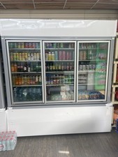 3 Door display, fridge