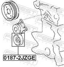 For febest 0187 2jzge - 0187-2jzge, pulley