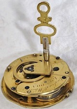 Verge style Cylinder English Pocket Watch Mvt  *FULL W ORDER* Desbois & Wheeler