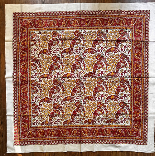 Vintage indian paisley block - vintage,