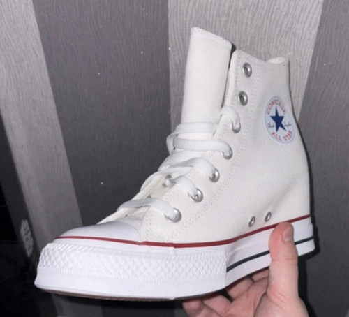 Converse wedge high top - high, white