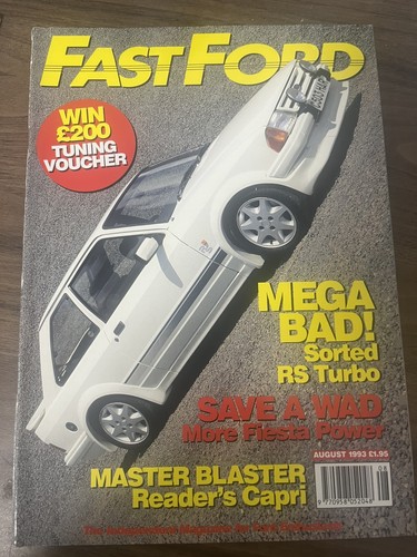 Fast ford magazine august - magazine, 1993