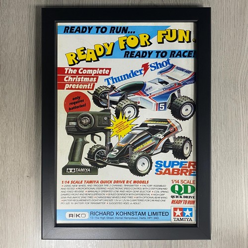 Framed tamiya thunder shot - framed,