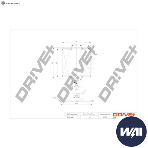 Oil filter dp1110 0250 for - dp1110.11.0250,