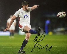 Owen Farrell Hand Signed 8x10